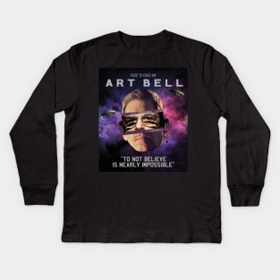 Art Bell Coast To Coast AM Kids Long Sleeve T-Shirt